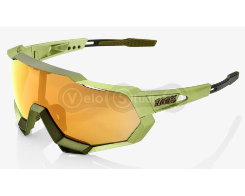 Очки Ride 100% SpeedTrap - Matte Metallic Viperidae - Bronze Multilayer Mirror Lens
