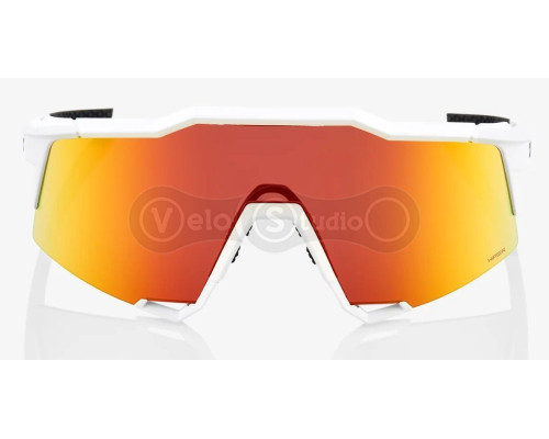 Очки Ride 100% SpeedCraft - Soft Tact Off WHite - HiPER Red Multilayer Mirror