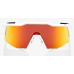 Очки Ride 100% SpeedCraft - Soft Tact Off WHite - HiPER Red Multilayer Mirror