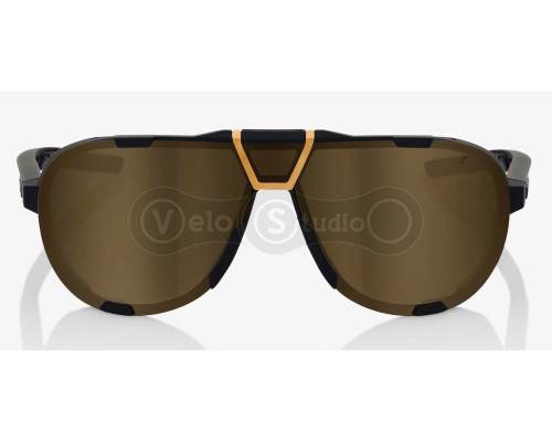Очки Ride 100% WestCraft+ - Soft Tact Black - Gold Mirror Lens