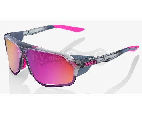 Окуляри Ride 100% Norvik - Translucent Grey - Purple Multilayer Mirror Lens