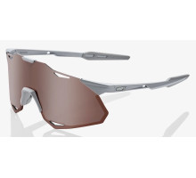 Очки Ride 100% HyperCraft XS - Matte Stone Grey - HiPER Crimson Silver Mirror Lens