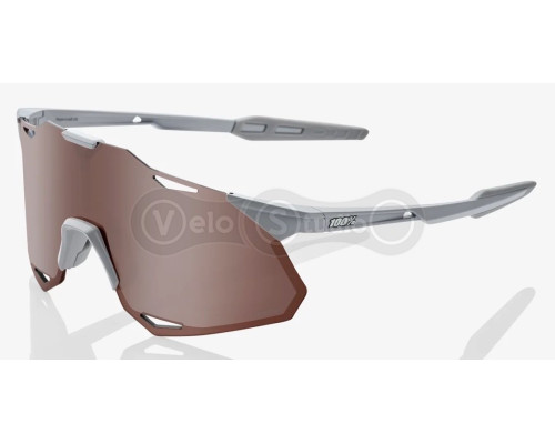 Окуляри Ride 100% HyperCraft XS - Matte Stone Grey - HiPER Crimson Silver Mirror Lens
