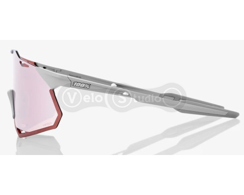Окуляри Ride 100% HyperCraft XS - Matte Stone Grey - HiPER Crimson Silver Mirror Lens