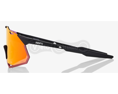 Окуляри Ride 100% HyperCraft XS - Soft Tact Black - HiPER Red Multilayer Mirror Lens