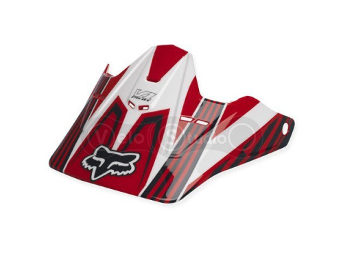 Козырек FOX V1 Helmet Visor - RACE [Red], One Size