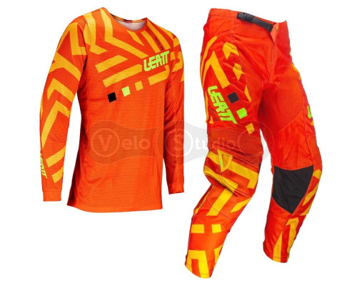 Детский мотокостюм LEATT Ride Kit 3.5 Junior [Citrus], 24/Medium