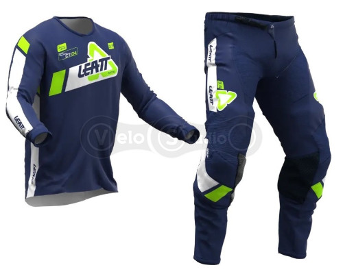 Детский мотокостюм LEATT Ride Kit 3.5 Junior [Blue], 24/Medium