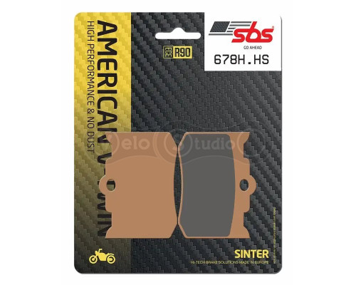 Тормозные колодки SBS 678H.HS Perfomance Machine Front Brake Pads, Sinter