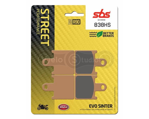 Тормозные колодки SBS 838HS Performance Front Brake Pads, Sinter