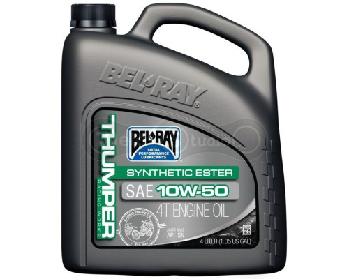 Масло моторное Bel-Ray THUMPER Racing Works Engine Oil [4л], 10w-50