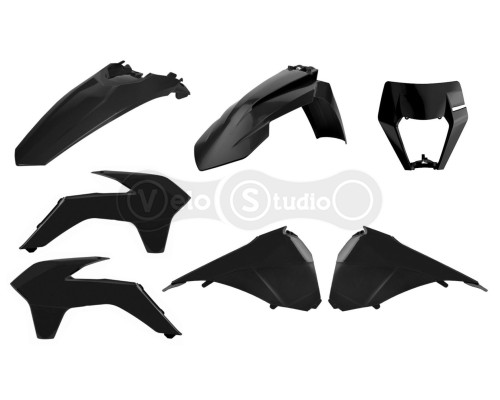 Пластик Polisport ENDURO Restyling kit - KTM (14-) [Black], KTM