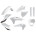 Пластик Polisport ENDURO kit - Gas Gas (21-) [White], GasGas