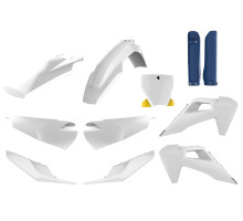 Пластик Polisport MX kit - Husqvarna (19-) [White/Blue], Husqvarna