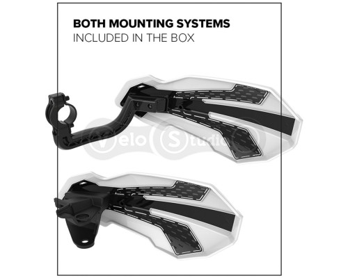 Захист рук Polisport MX Bulit Handguard – Husqvarna [White], No bar