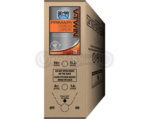 Масло трансмиссионное Bel-Ray V-Twin Primary Chaincase Fluid [23л], 80w