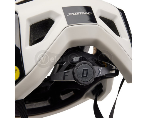 Велосипедный шлем FOX SPEEDFRAME PRO HELMET - BLOCKED [Vintage White], L (59-63 см)