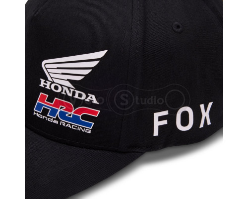 Кепка FOX X HONDA FLEXFIT HAT [Black], S/M
