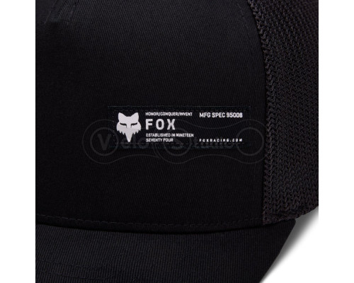 Кепка FOX BARGE FLEXFIT HAT [Black], L/XL