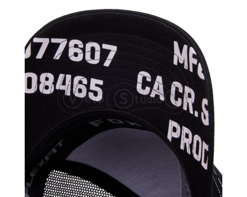 Кепка FOX BARGE FLEXFIT HAT [Black], L/XL
