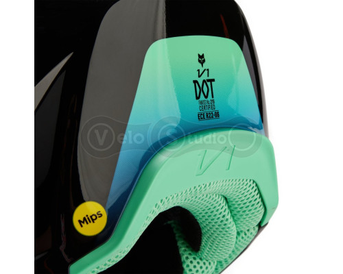 Мотошолом FOX V1 BALLAST HELMET [Black], L