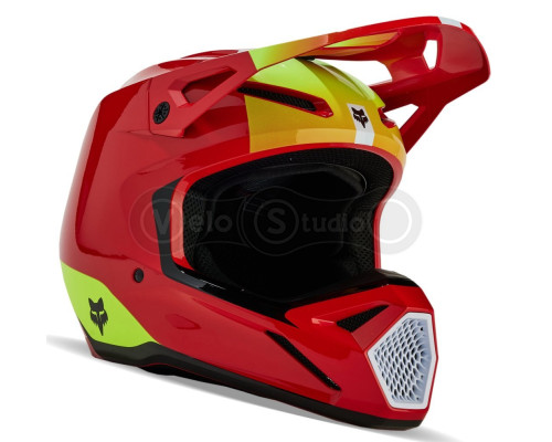 Мотошолом FOX V1 BALLAST HELMET [Flo Red], XS