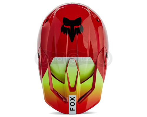 Мотошолом FOX V1 BALLAST HELMET [Flo Red], XS