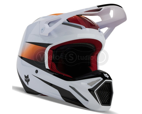 Мотошолом FOX V1 FLORA HELMET [White], M