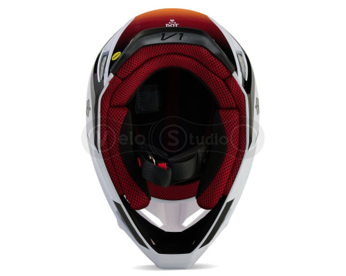 Мотошолом FOX V1 FLORA HELMET [White], M