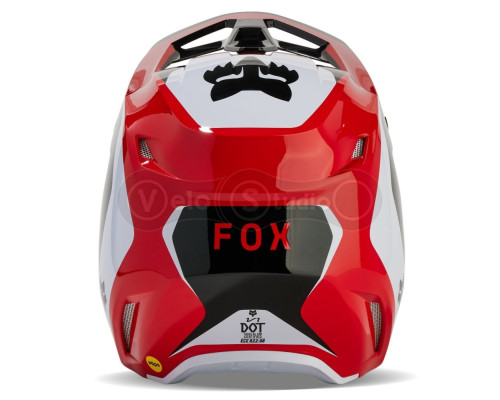 Шолом FOX V1 NITRO HELMET [Flo Red], L (59-60 см)