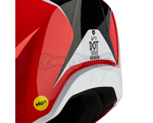 Шолом FOX V1 NITRO HELMET [Flo Red], L (59-60 см)