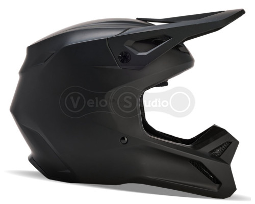 Мото шлем FOX V1 SOLID HELMET [Matte Black], XS
