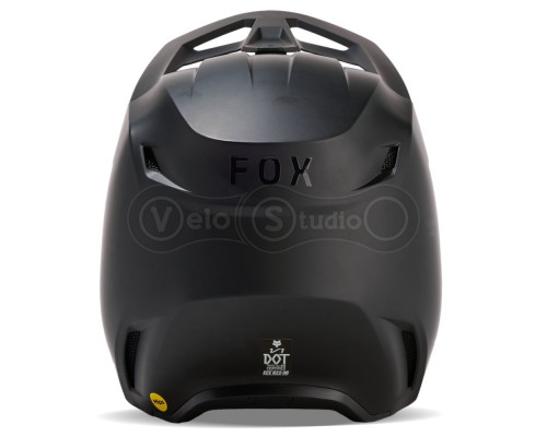 Мото шлем FOX V1 SOLID HELMET [Matte Black], XS
