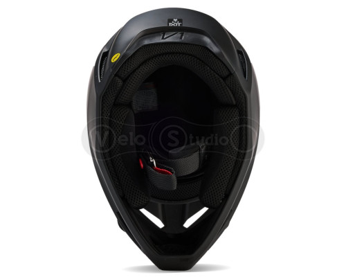 Мото шлем FOX V1 SOLID HELMET [Matte Black], XS