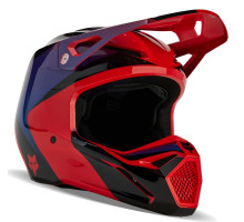 Мотошолом FOX V1 STREAK HELMET [Flo Red], M