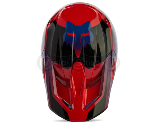 Мотошолом FOX V1 STREAK HELMET [Flo Red], L