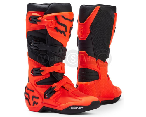 Детские мотоботы FOX Comp Youth Boot [Flo Orange], US7