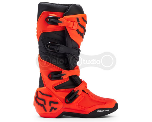 Детские мотоботы FOX Comp Youth Boot [Flo Orange], US7