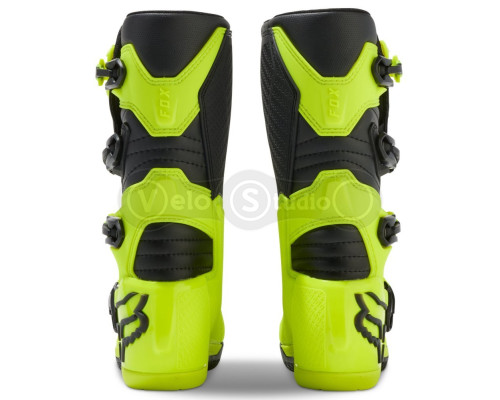 Детские мотоботы FOX Comp Youth Boot [Flo Yellow], US2