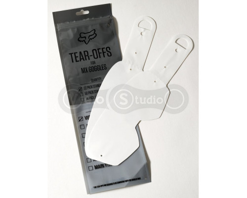 Срывки FOX VUE Tear-Offs - 20 pack, No Size