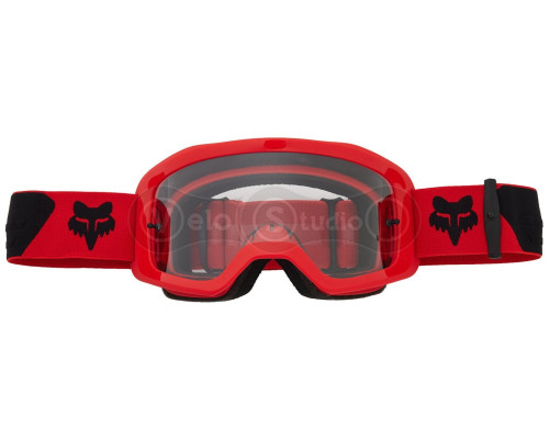 Детская маска FOX YTH MAIN II CORE GOGGLE [Flo Red], Clear Lens