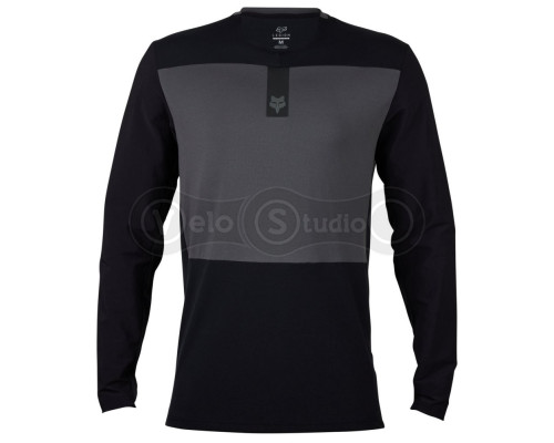 Джерсі FOX DEFEND JERSEY Long [Black/Gray], XXL