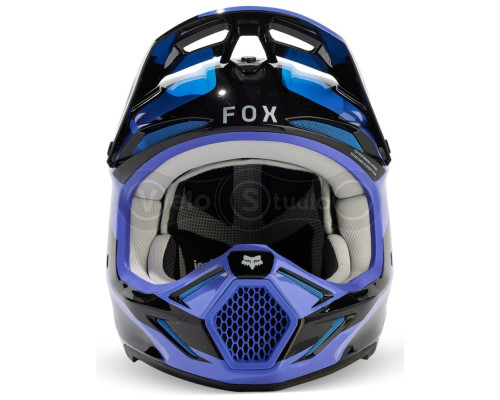 Мотошолом FOX V3 MAGNETIC HELMET [Black], L