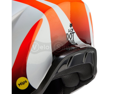 Мотошолом FOX V3 MAGNETIC HELMET [White], L