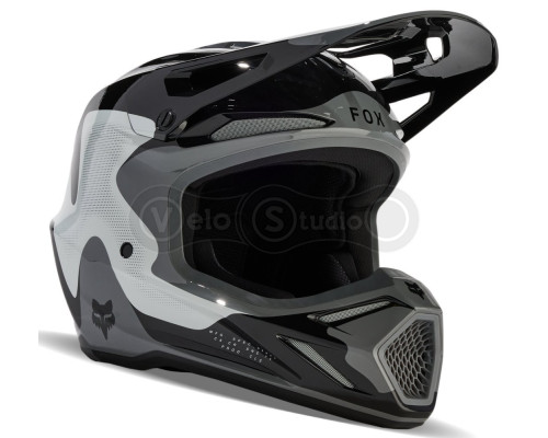 Мото шлем FOX V3 REVISE HELMET [Black], M