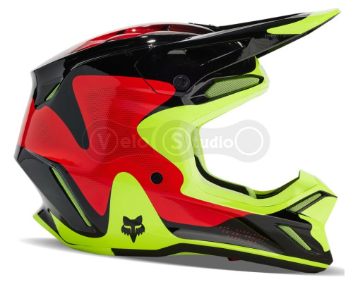 Мотошолом FOX V3 REVISE HELMET [Red], M