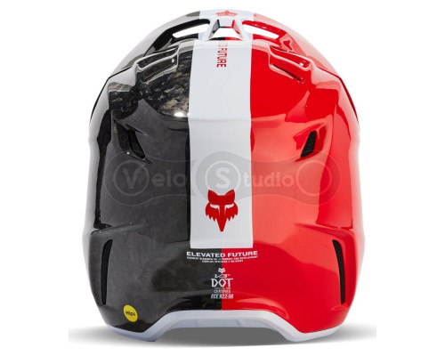 Мотошолом FOX V3 RS OPTICAL HELMET [Flo Red], M