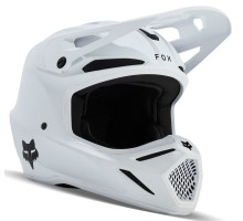 Шолом FOX V3 SOLID HELMET [Matte White], M (57-58 см)