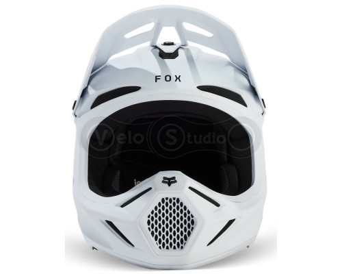 Шолом FOX V3 SOLID HELMET [Matte White], M (57-58 см)