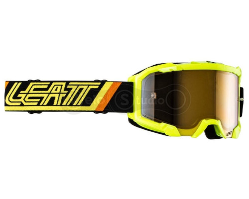 Маска LEATT Goggle Velocity 4.5 - Iriz Bronz [Citrus], Mirror Lens